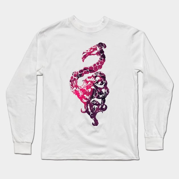 flamingo Long Sleeve T-Shirt by Hedgeh0g